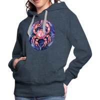 Thumbnail for Women’s Mythical Cancer Premium Hoodie - heather denim