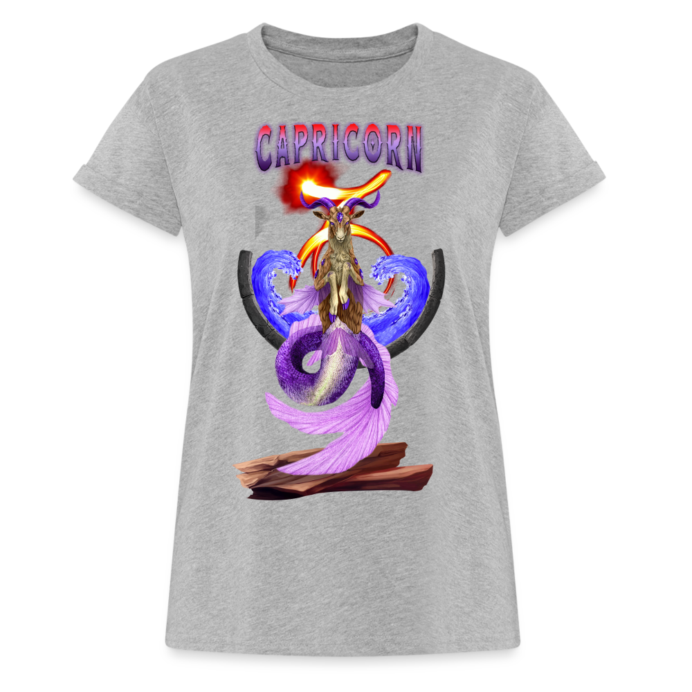 Women's Capricorn Relaxed Fit T-Shirt - heather gray