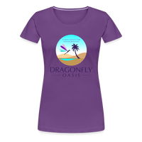 Thumbnail for Women's Dragonfly Oasis V.1 Premium T-Shirt - purple