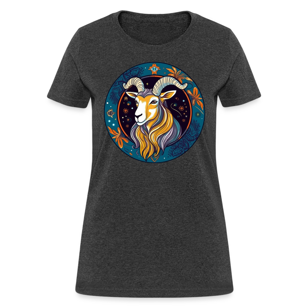 Women's Mythical Capricorn T-Shirt - heather black