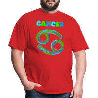 Thumbnail for Men's Power Words Cancer Classic T-Shirt - red