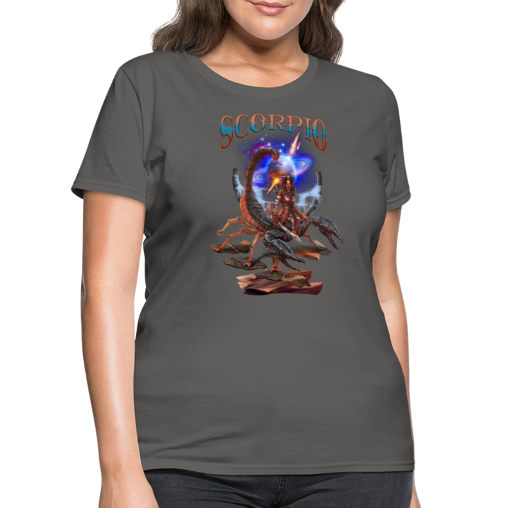 Women's Astral Scorpio T-Shirt - charcoal