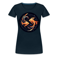 Thumbnail for Women’s Mystic Pisces Premium T-Shirt - deep navy