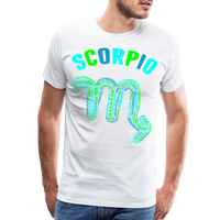 Thumbnail for Men's Power Words Scorpio Premium T-Shirt - white