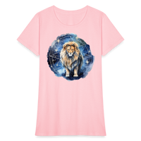 Thumbnail for Women's Mythical Leo T-Shirt - pink