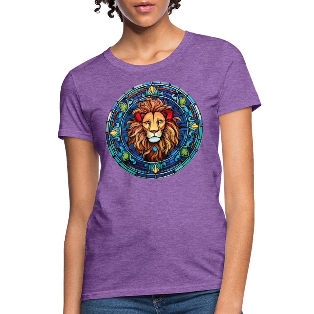 Women's Mosaic Leo T-Shirt - purple heather