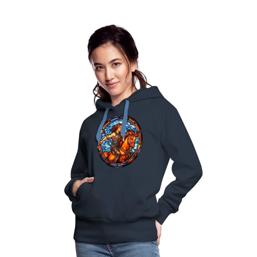 Women’s Mosaic Sagittarius Premium Hoodie - navy