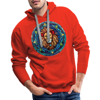 Thumbnail for Men’s Mosaic Leo Premium Hoodie - red