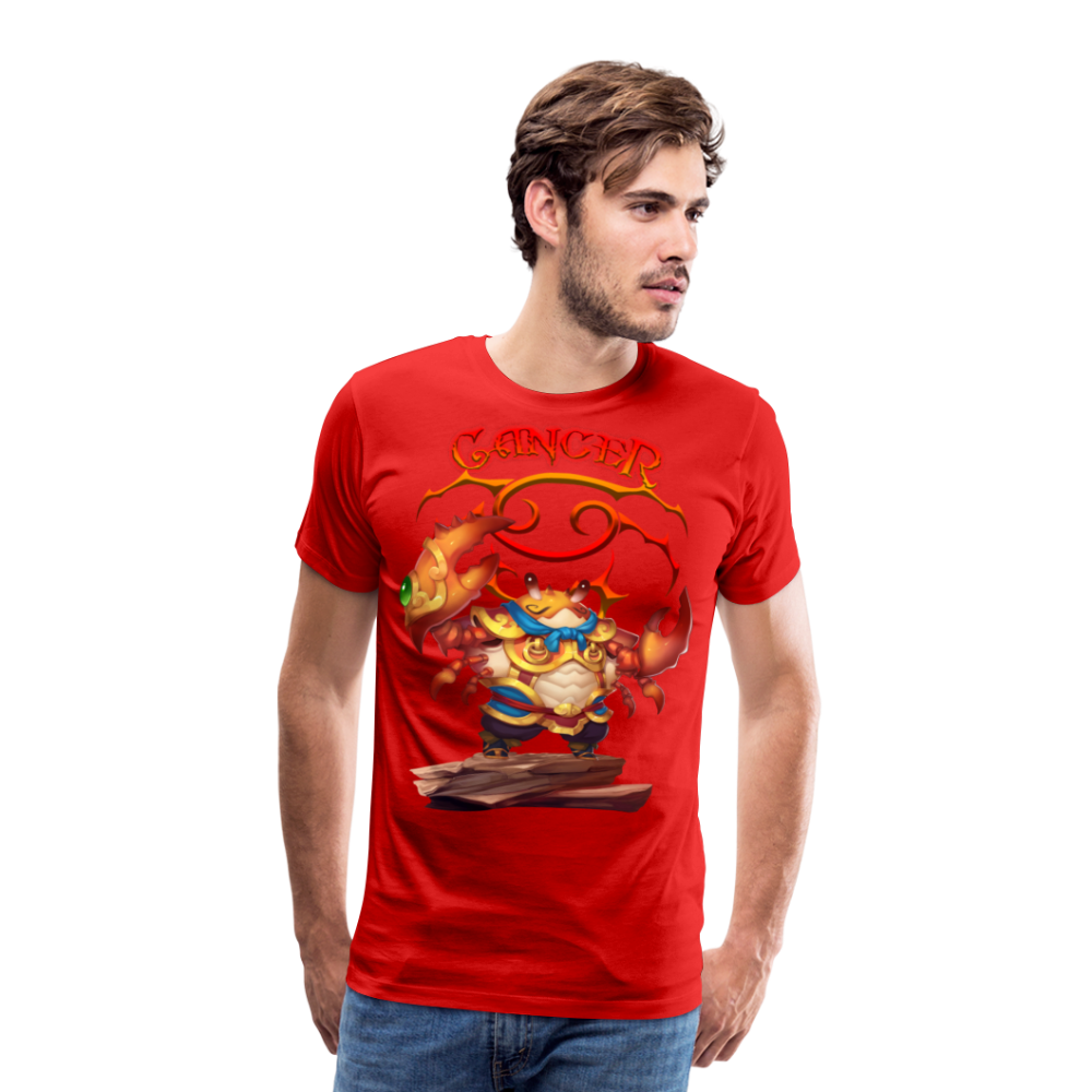 Men's Astral Cancer Premium T-Shirt - red