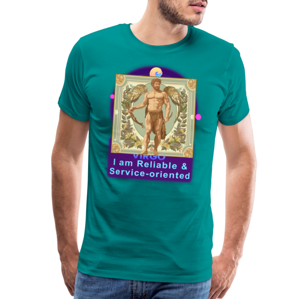 Men's Mythical Virgo Premium T-Shirt - teal