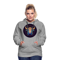 Thumbnail for Women’s Magic Taurus Premium Hoodie - heather grey