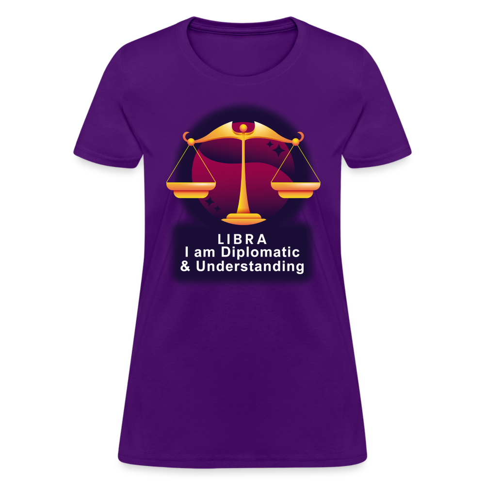 Women's Glow Libra T-Shirt - purple