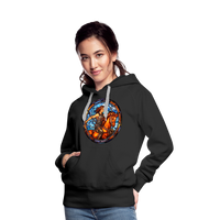 Thumbnail for Women’s Mosaic Sagittarius Premium Hoodie - black