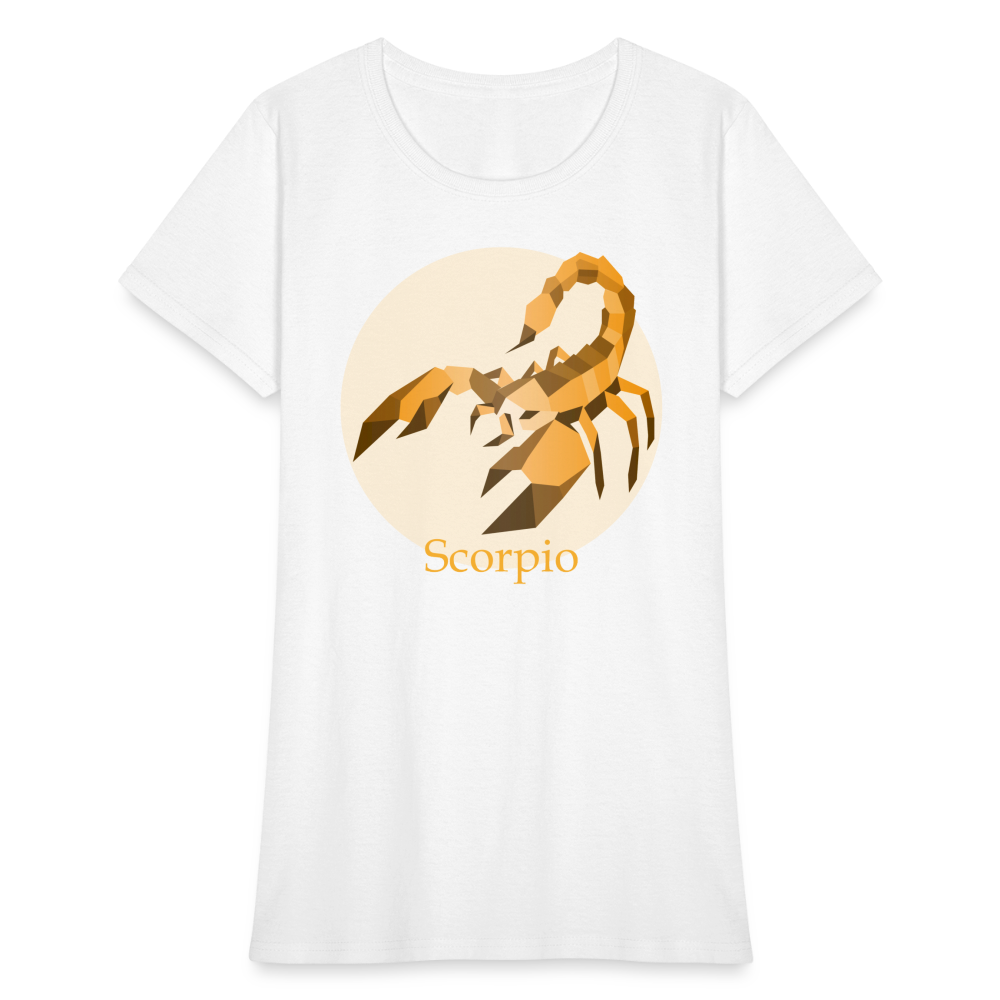 Women's Mosaic Scorpio T-Shirt - white