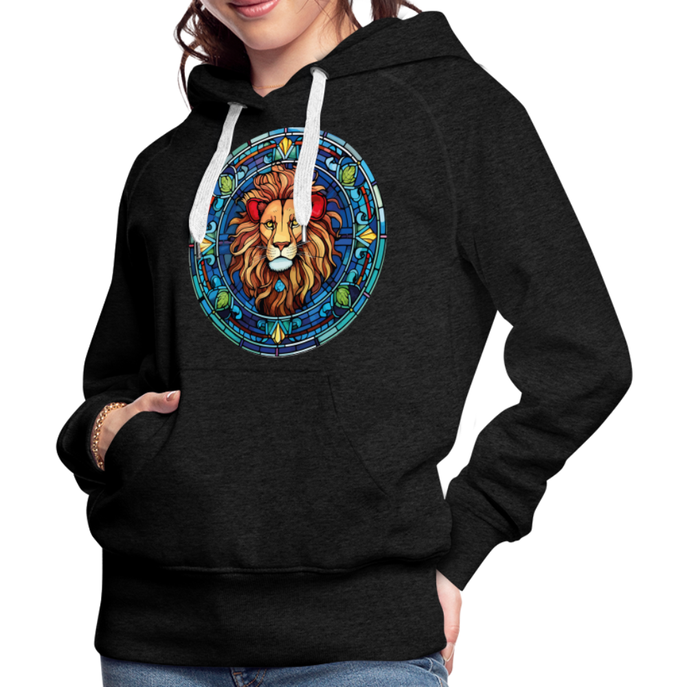 Women’s Mosaic Leo Premium Hoodie - charcoal grey