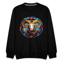 Thumbnail for Men’s Mosaic Aries Premium Sweatshirt - black