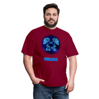 Thumbnail for Men's Stellar Gemini Classic T-Shirt - burgundy