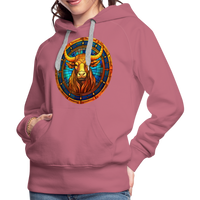 Thumbnail for Women’s Mosaic Taurus Premium Hoodie - mauve