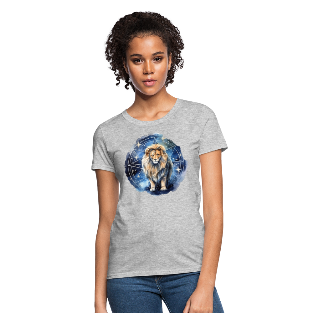 Women's Mythical Leo T-Shirt - heather gray