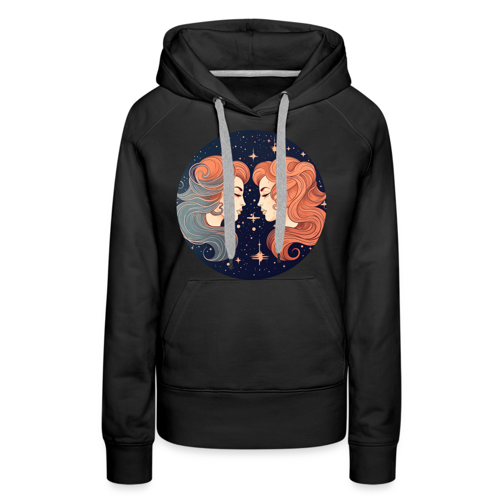 Women’s Mystic Gemini Premium Hoodie - black