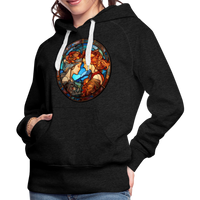 Thumbnail for Women’s Mosaic Gemini Premium Hoodie - charcoal grey