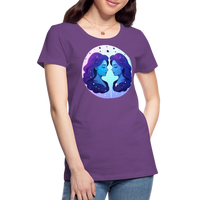 Thumbnail for Women’s Magic Gemini Premium T-Shirt - purple