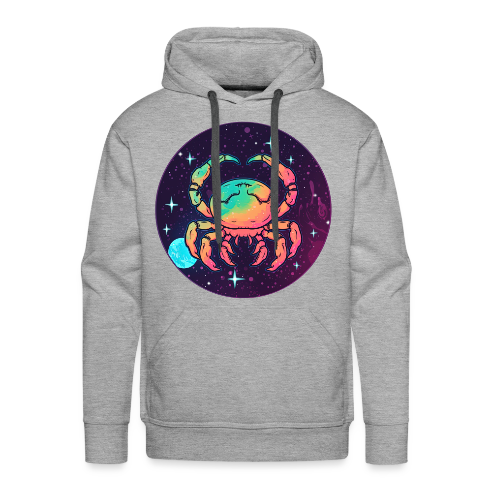 Men’s Mystic Cancer Premium Hoodie - heather grey