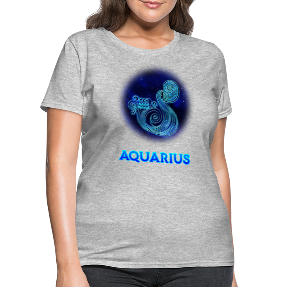 Women's Stellar Aquarius T-Shirt - heather gray