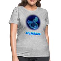 Thumbnail for Women's Stellar Aquarius T-Shirt - heather gray