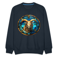 Thumbnail for Men’s Mosaic Capricorn Premium Sweatshirt - navy