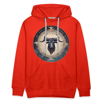 Thumbnail for Men’s Mythical Taurus Premium Hoodie - red