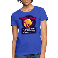 Thumbnail for Women's Glow Capricorn T-Shirt - royal blue