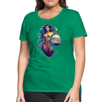 Thumbnail for Women’s Mythical Aquarius Premium T-Shirt - kelly green