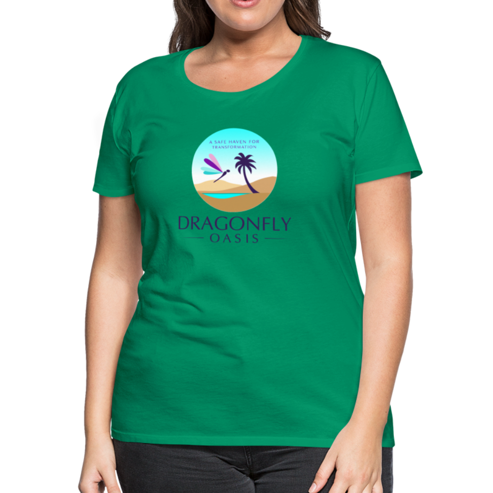 Women's Dragonfly Oasis V.1 Premium T-Shirt - kelly green