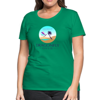 Thumbnail for Women's Dragonfly Oasis V.1 Premium T-Shirt - kelly green