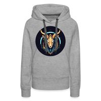 Thumbnail for Women’s Mystic Capricorn Premium Hoodie - heather grey