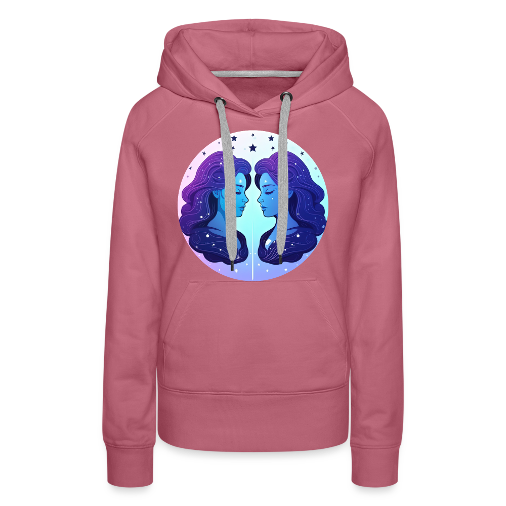 Women’s Magic Gemini Premium Hoodie - mauve