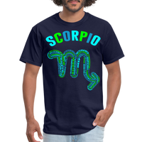 Thumbnail for Men's Power Words Scorpio Classic T-Shirt - navy