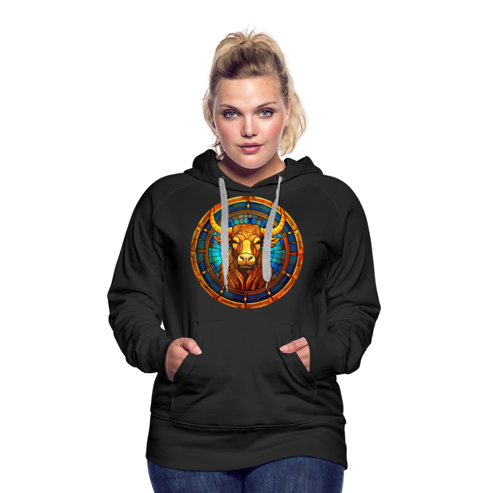 Women’s Mosaic Taurus Premium Hoodie - black