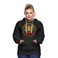 Thumbnail for Women’s Mosaic Taurus Premium Hoodie - black