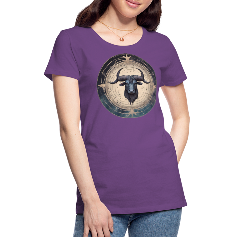 Women’s Mythical Taurus Premium T-Shirt - purple