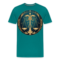 Thumbnail for Men's Mystic Libra Premium T-Shirt - teal