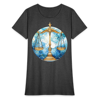 Thumbnail for Women's Mythical Libra T-Shirt - heather black