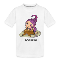 Thumbnail for Kid’s Sweet Astro Scorpio Premium Organic T-Shirt - white