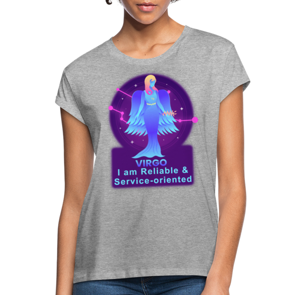 Women's Neon Virgo Relaxed Fit T-Shirt - heather gray