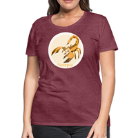 Thumbnail for Women’s Mosaic Scorpio Premium T-Shirt - heather burgundy