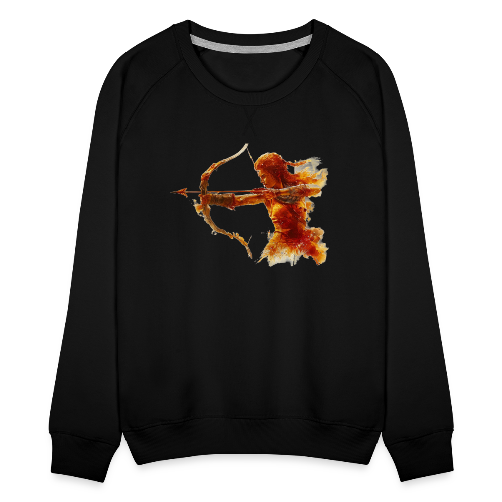 Women’s Mythical Sagittarius Premium Sweatshirt - black