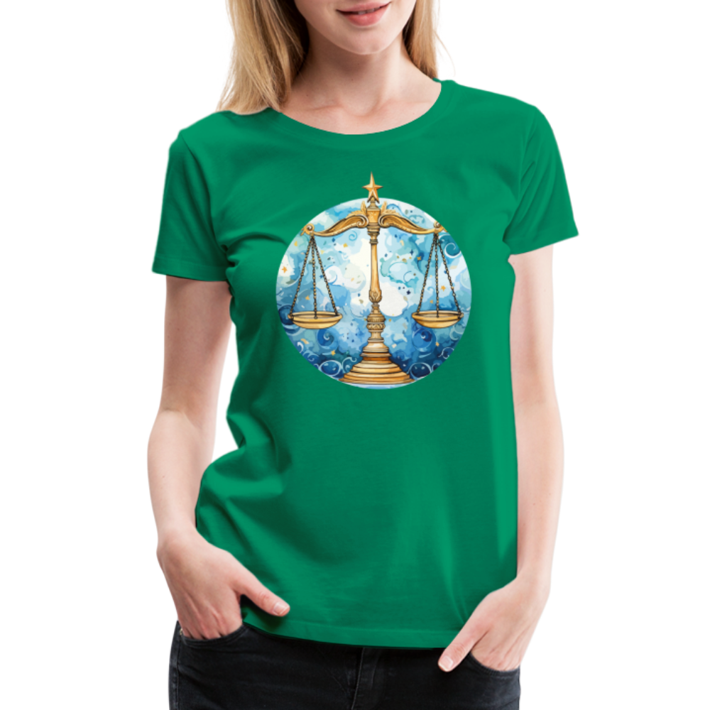 Women’sMythical Libra Premium T-Shirt - kelly green