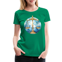 Thumbnail for Women’sMythical Libra Premium T-Shirt - kelly green