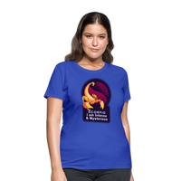 Thumbnail for Women's Glow Scorpio T-Shirt - royal blue